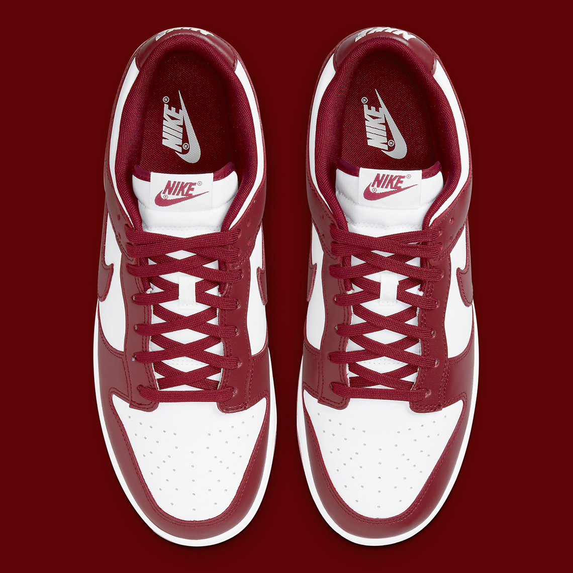 nike dunk low retro team red white dd1391 601 1