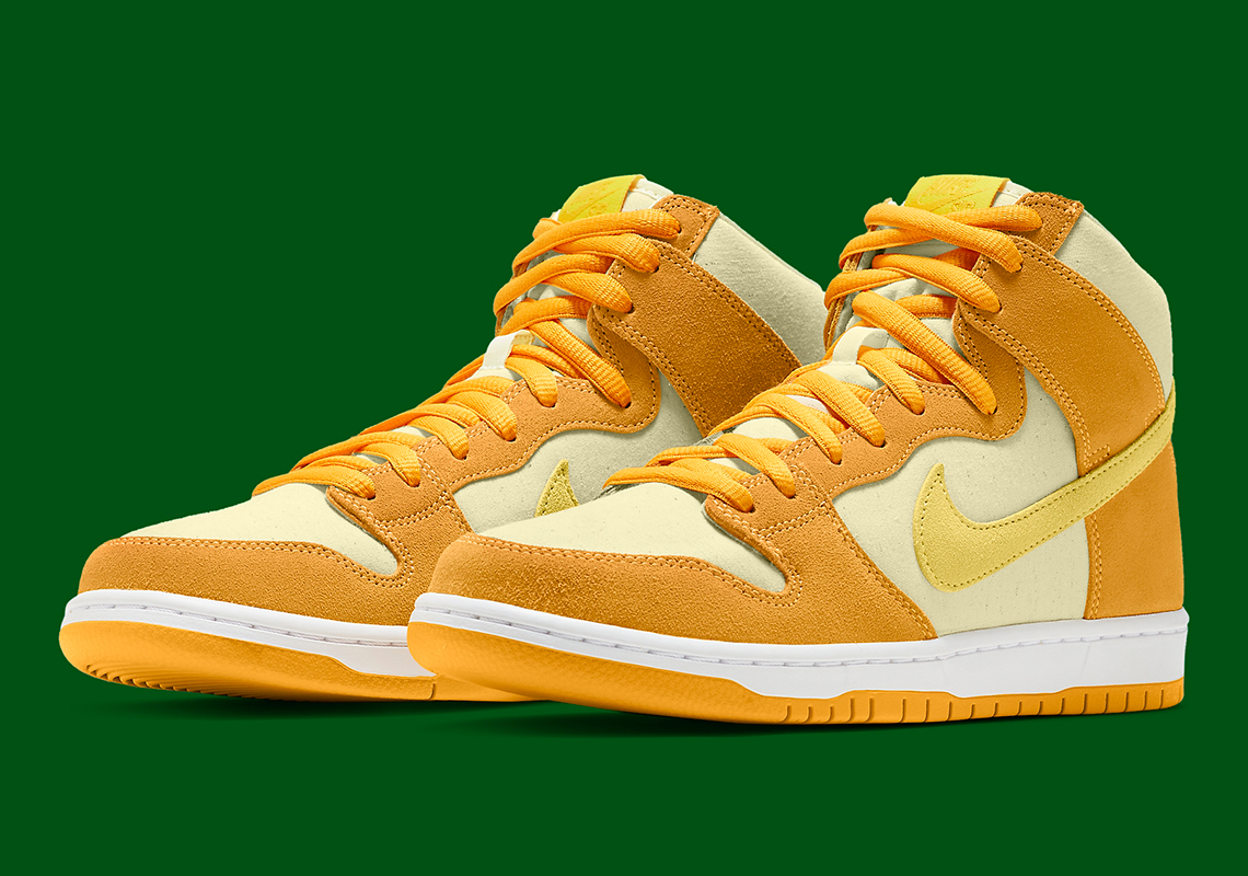 Official Images Of The Nike SB Dunk High "Pineapple"