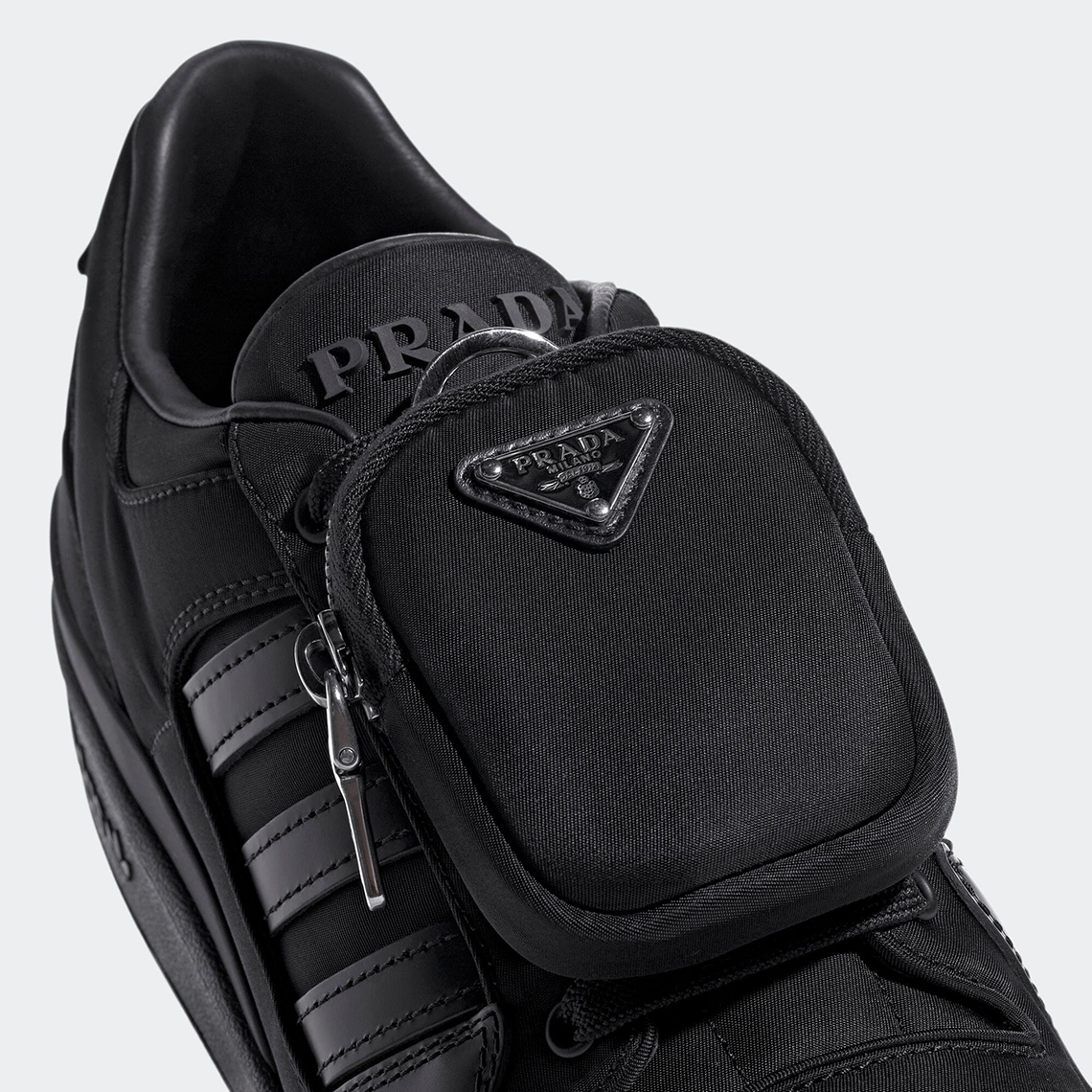 prada for adidas coral forum lo re nylon core black GY7043 4