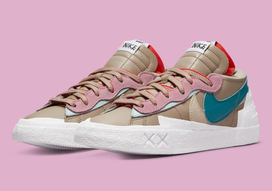 Official Images Of The KAWS x sacai x Nike Blazer Low “Reed”