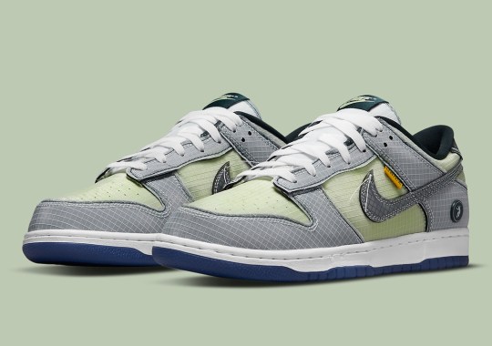Official Images Of The Union LA x Nike Dunk Low "Passport Pack" In Green