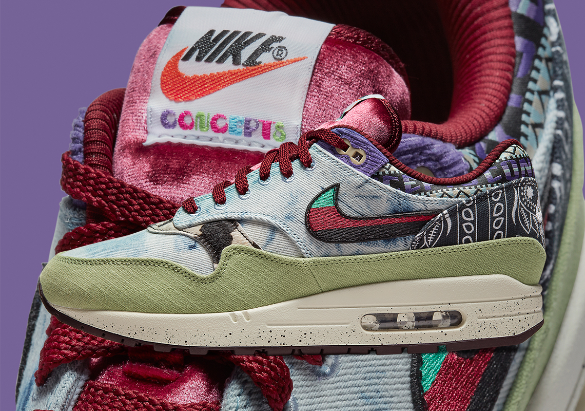 embroidery Pigment Opera Concepts Nike Air Max 1 DN1803-300 Release Info | SneakerNews.com