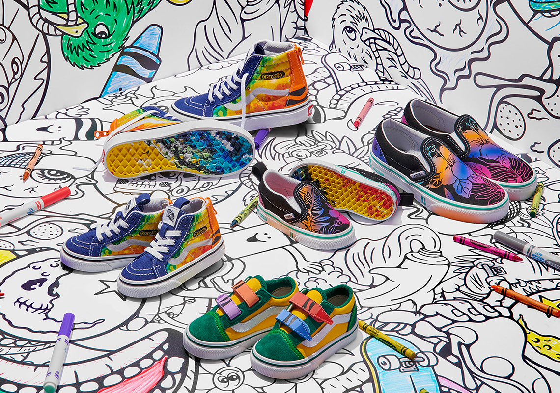 Echt niet breken bovenste Crayola Vans DIY / Sketch Your Way Collection Release Date | SneakerNews.com