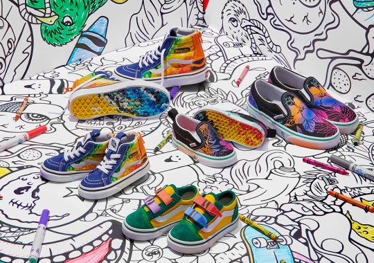 Crayola And Vans Work Together On A Colorful Range Of Full Family Offerings