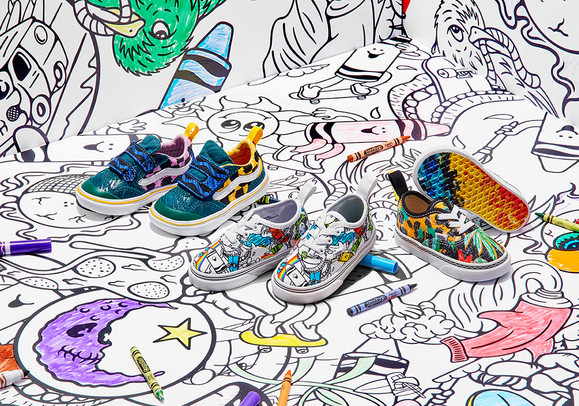 Vans launches new collection with crayon brand Crayola