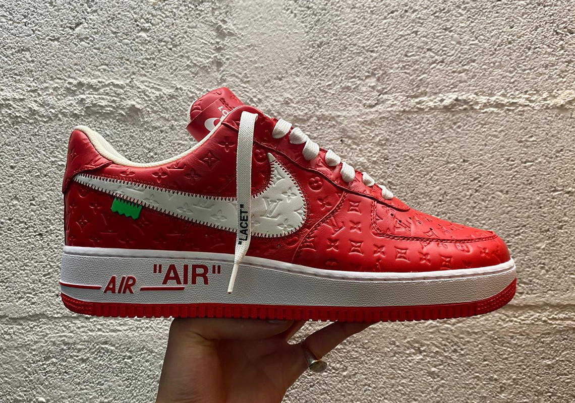 Closer Look At The Louis Vuitton x Off-White x Nike Air Force 1 Low -  Sneaker News
