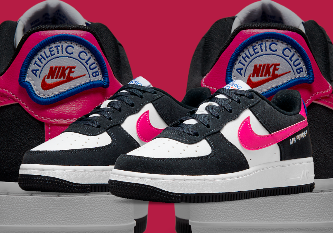 Nike's "Athletic Club" Collection To Include A Kid's Air Force 1 Low With "Pink Prime" Swooshes