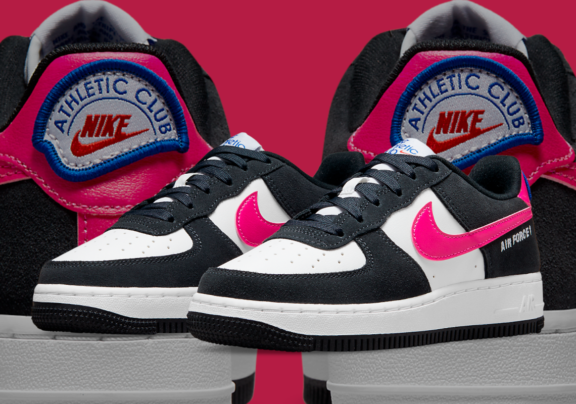 Nike air force on sale 1 black pink