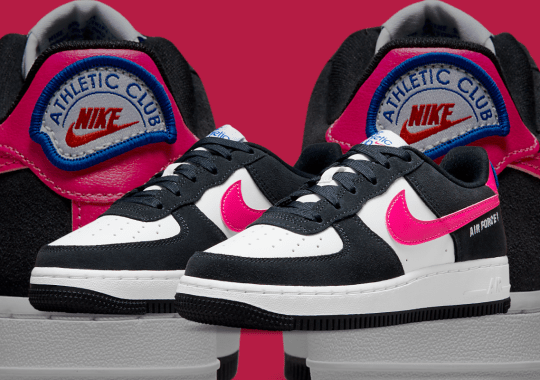 Nike’s “Athletic Club” Collection To Include A Kid’s Air Force 1 Low With “Pink Prime” Swooshes