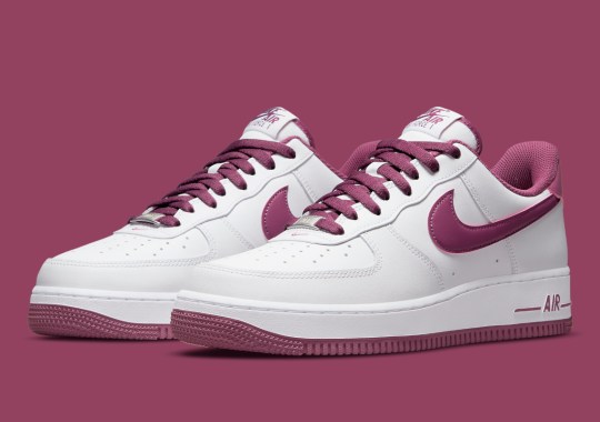 “Light Bordeaux” Animates The Nike Air Force 1 Low Ahead Of Spring