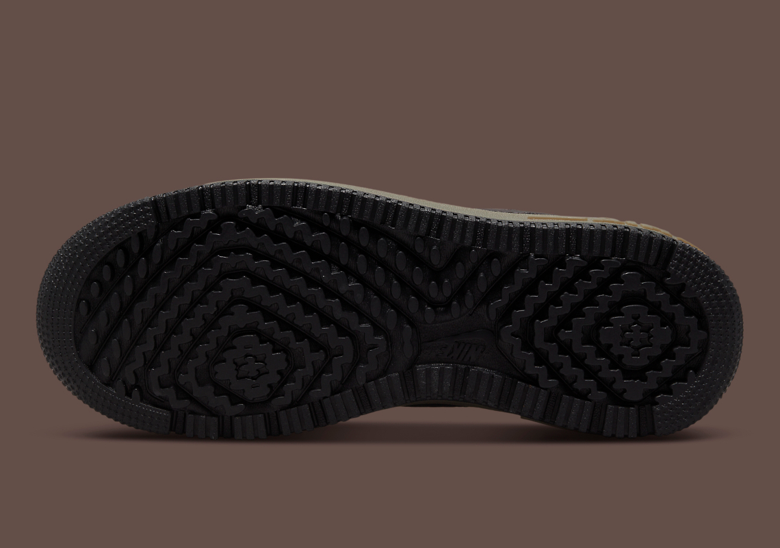 Nike Air Force 1 Luxe - Brown Basalt / Black / Gum Dark Brown – Kith