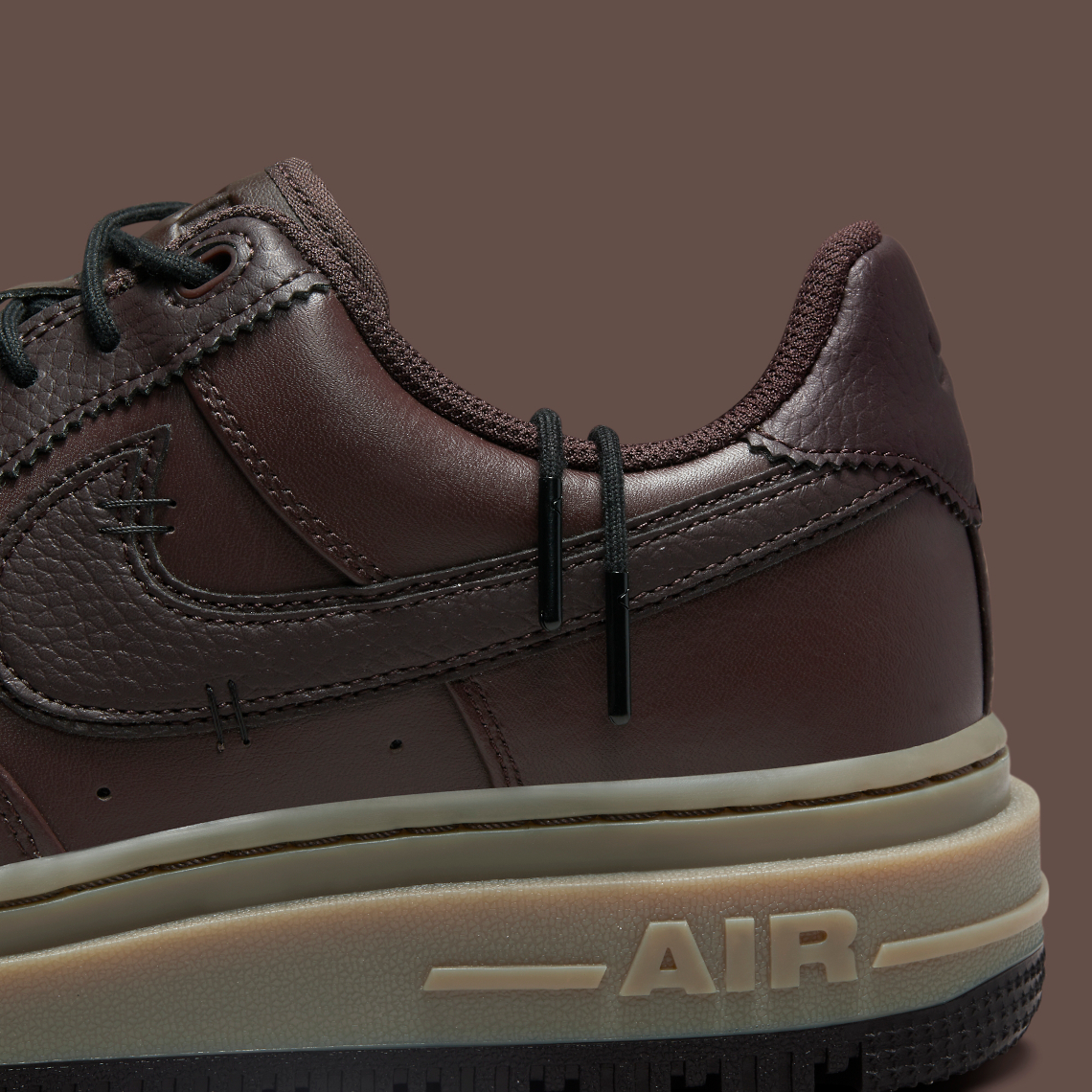 Air Force 1 Luxe Brown Basalt 6.5 men's /8 ladies. Work + play=perfect kicks