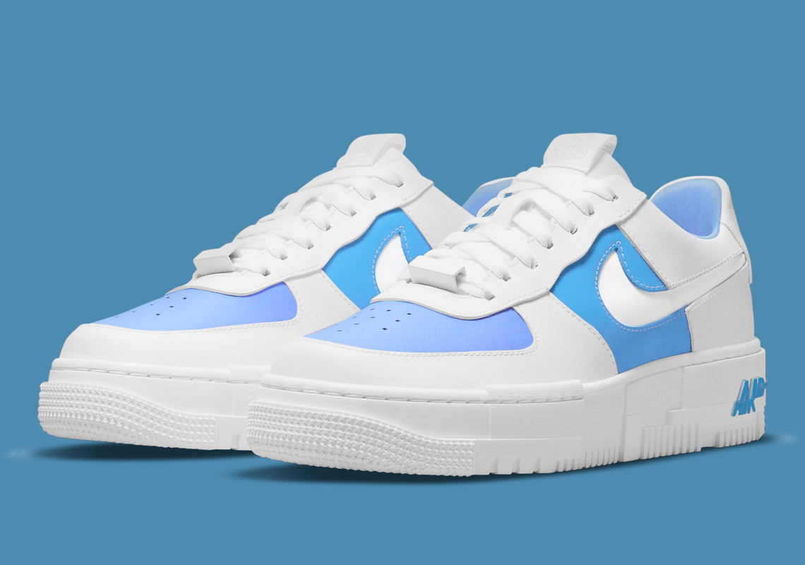 Nike Air Force 1 Pixel Glacier Blue DH3855-400 in 2023