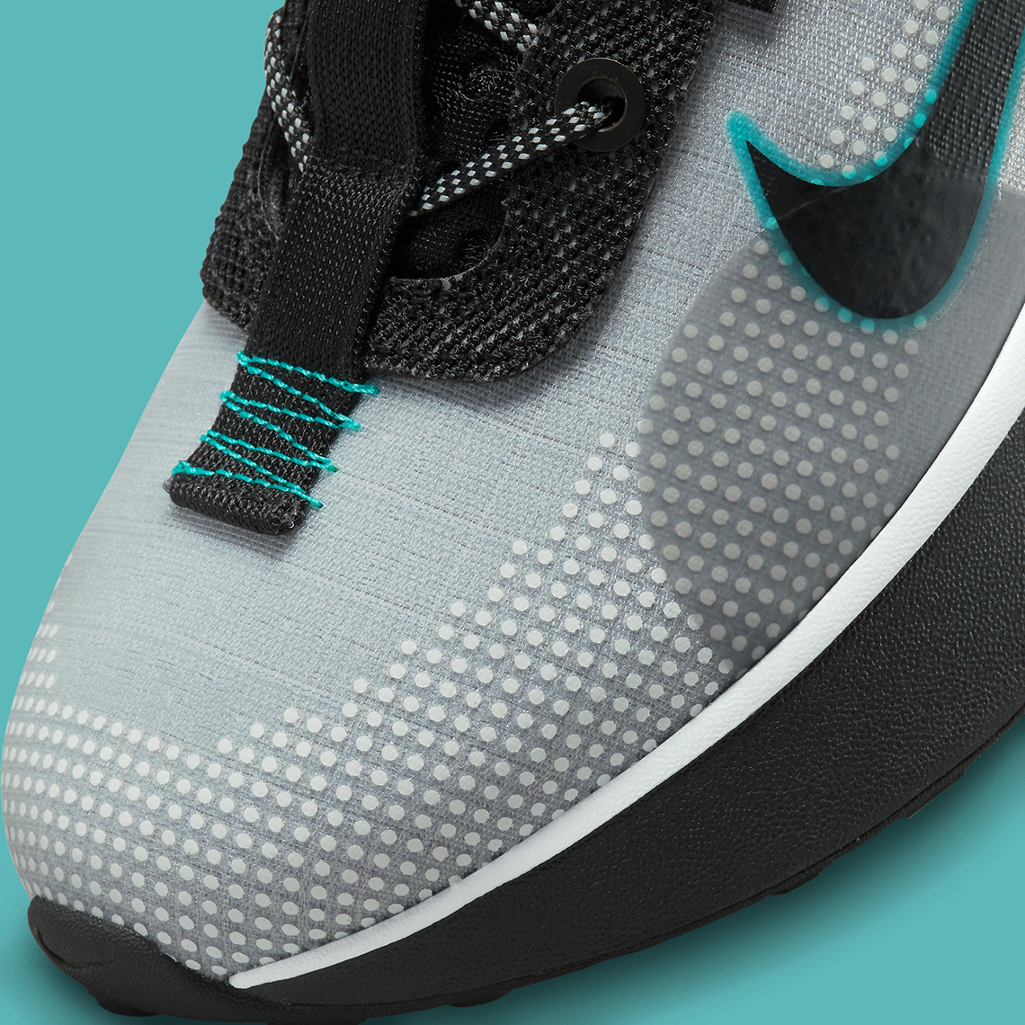 gray and teal nikes