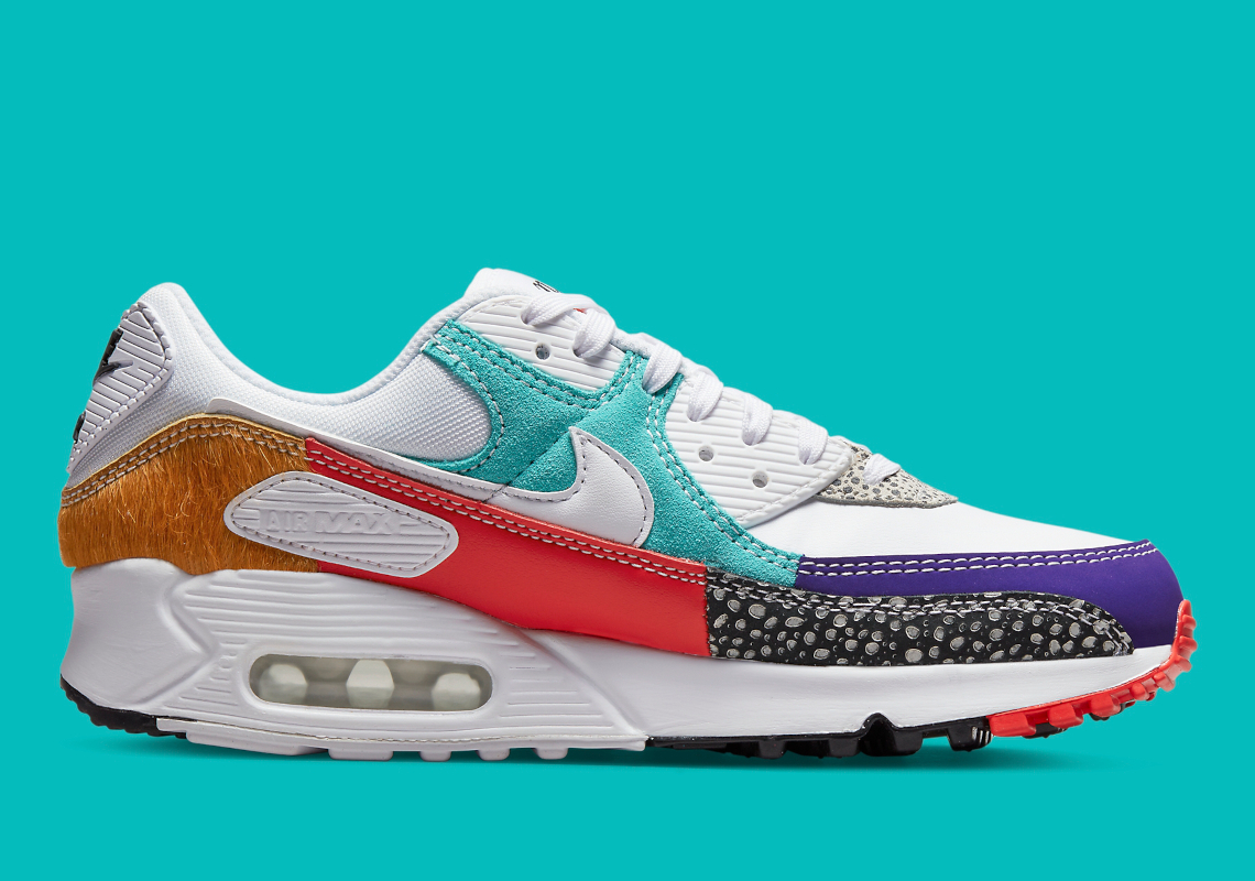 women's nike air max 90 se animal casual shoes