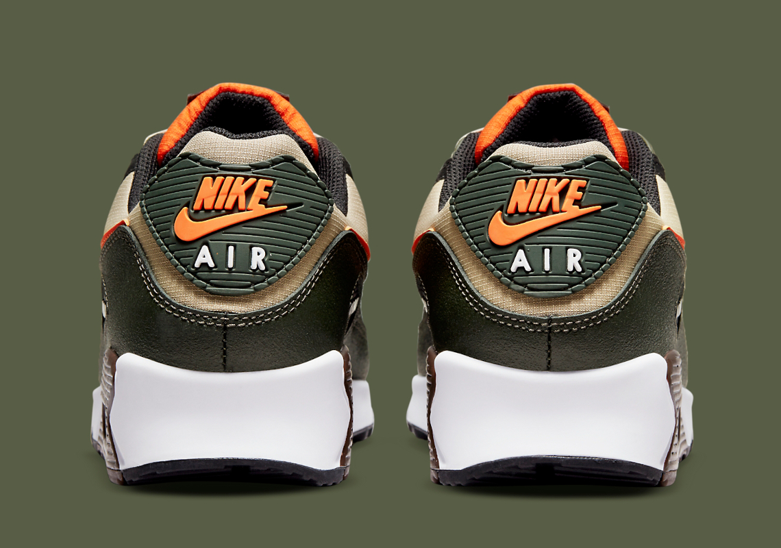 nike air max green and orange