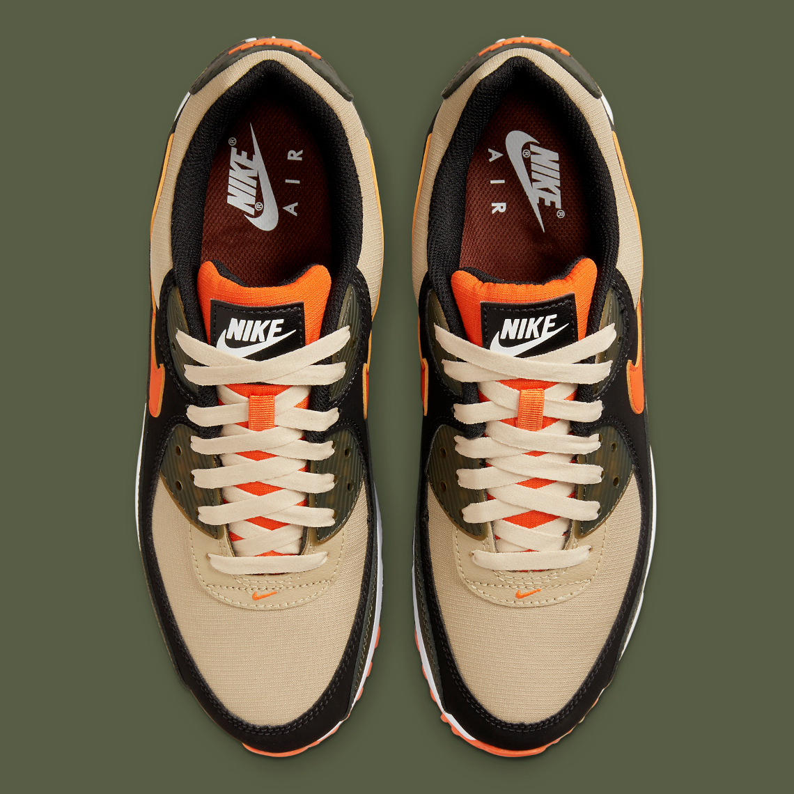 Tan and orange clearance nike