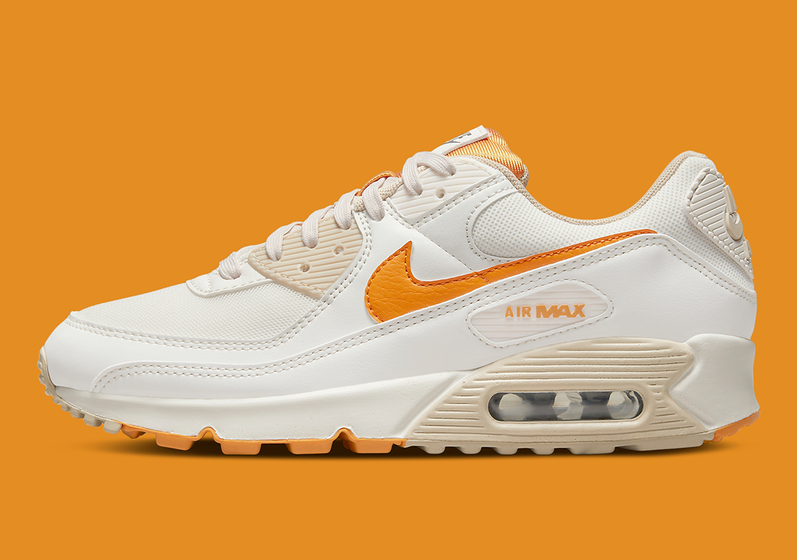 Nike Air Max 90 White Orange DQ8593-001