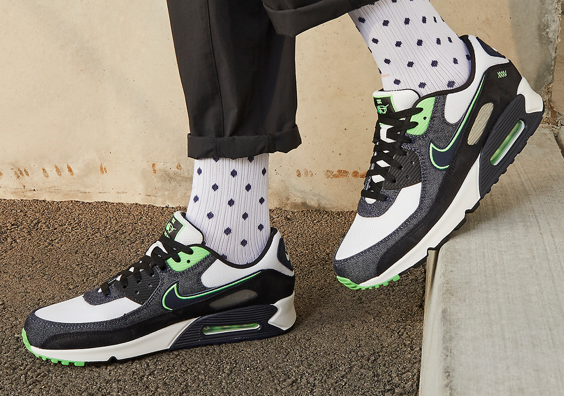 Nike Celebrates 35 Years Of Air Max With The Air Max 90 "32c Scream Green"