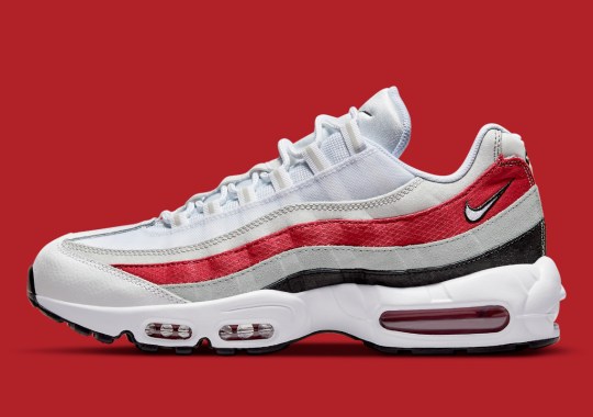 Bold Red Animates This Nike Air Max 95’s Air Bubbles