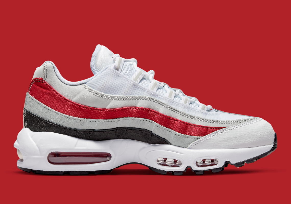 red and white nike air max 95