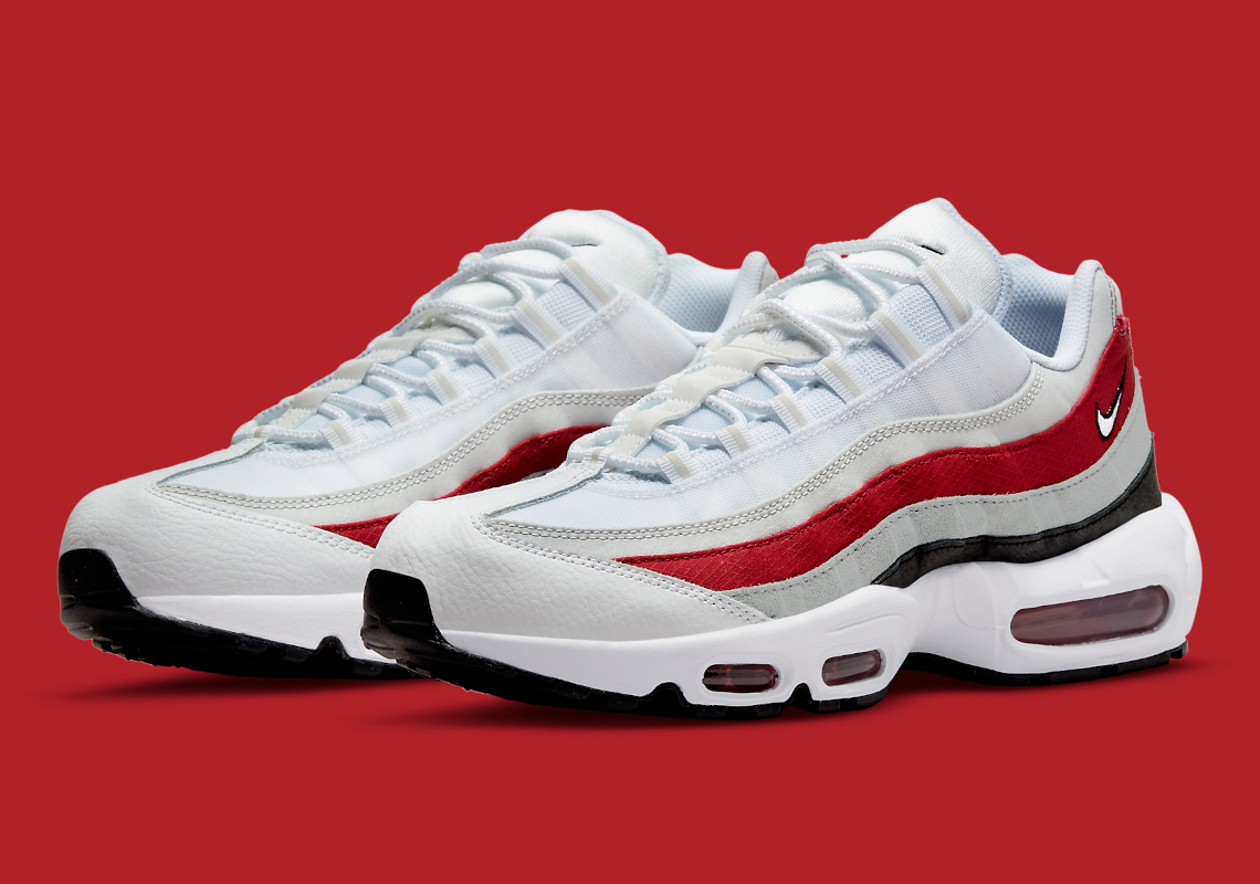 red and white airmax 95