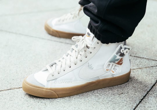 Simple "Sail" Takes Over The Latest Nike Blazer Mid '77 "Voodoo Doll"