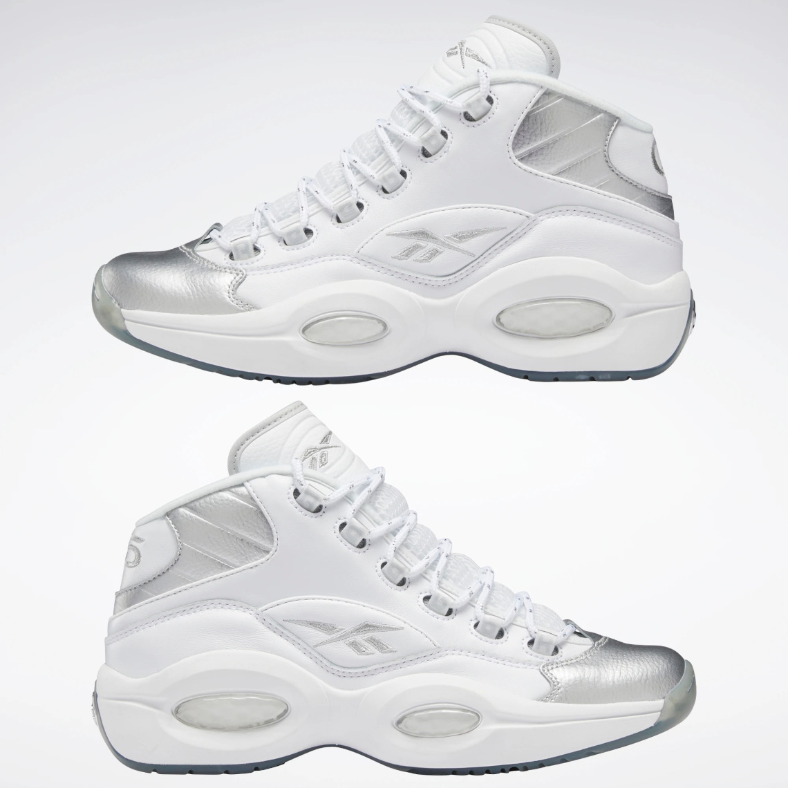 Reebok Question Mid 25 Anniversary Allen Iverson Basketball Sneakers White