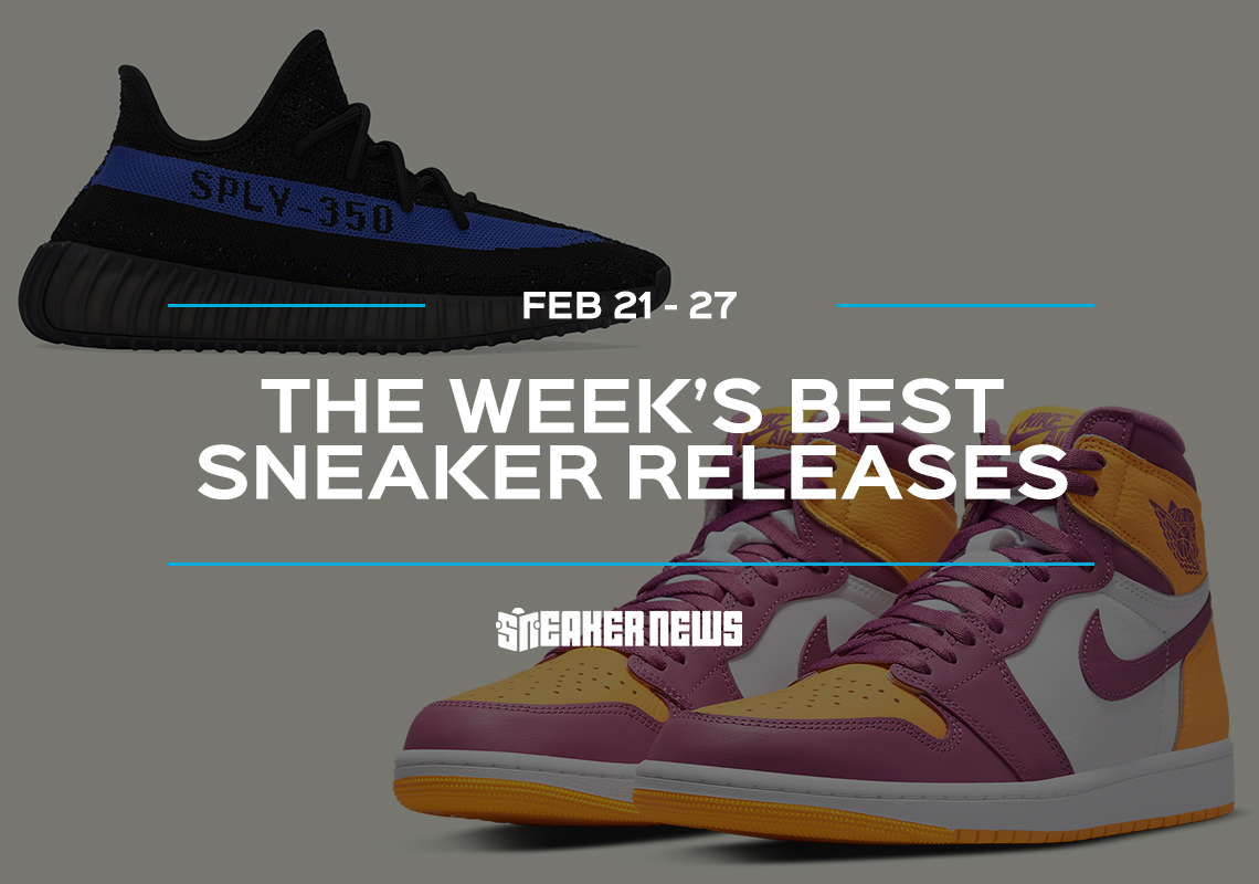 The Yeezy 350 v2 "Dazzling Blue" And AJ1 "Brotherhood" Headline This Packed Release Week