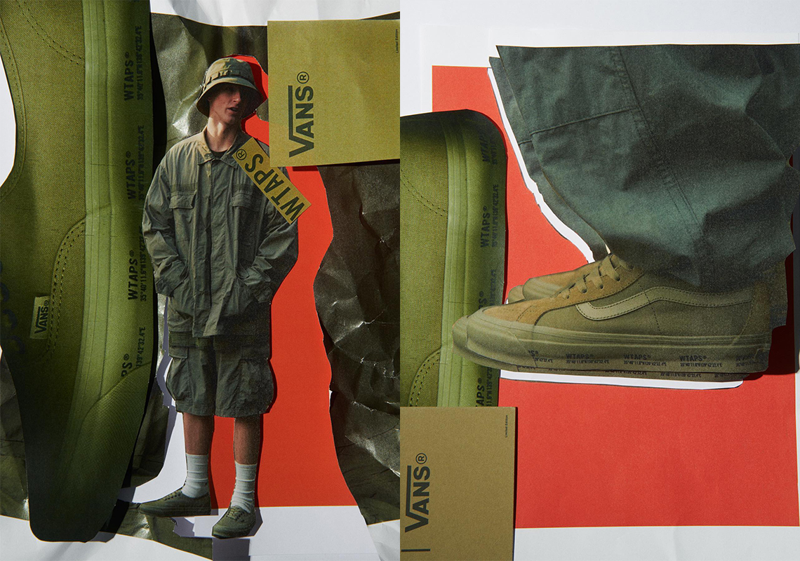 WTAPS Draws From Classic Militaria For Their Newest Vault By Vans Collaboration