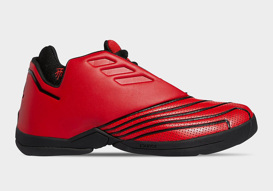 adidas T-MAC 2 Restomod "Rockets" Scarlet Black GY2135 | SneakerNews.com