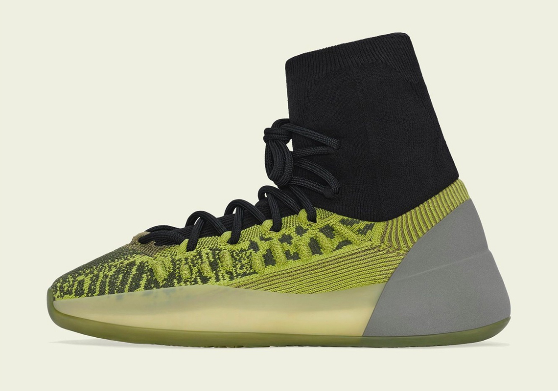 adidas yeezy bsktbl knit energy glow HR0811 release date copy