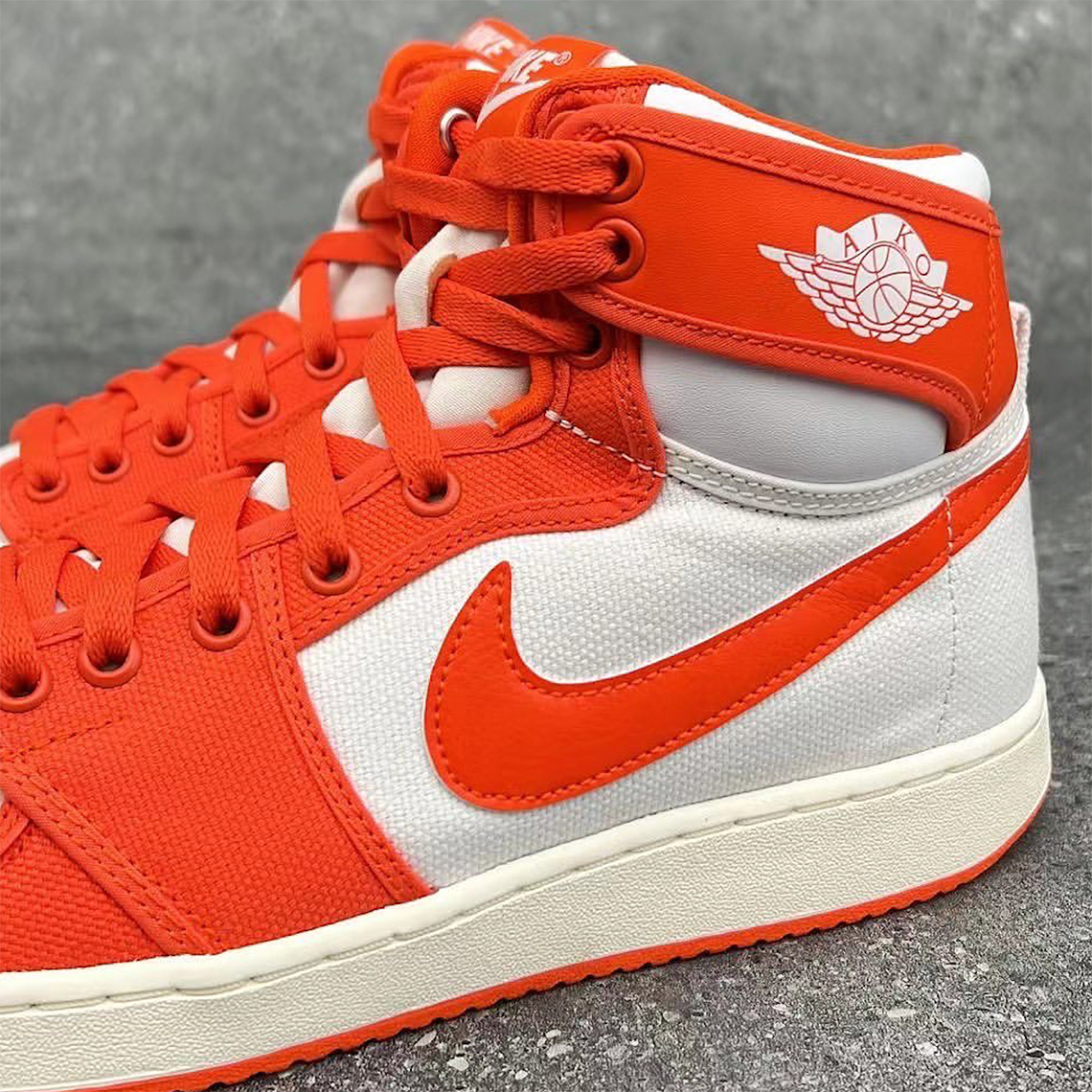 Air Jordan 1 Ajko Syracuse White Orange 4