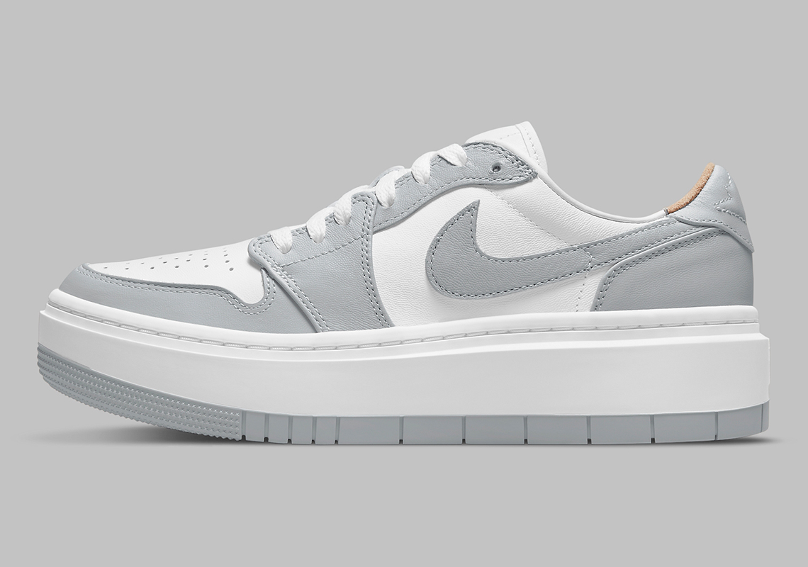 The Air Jordan 1 Low LV8D Keeps It Simple In White And Grey