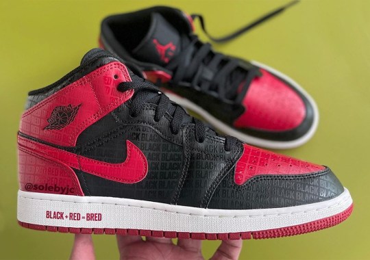 This Air Jordan 1 Mid Lays Out The Origin Of The “Bred” Nickname