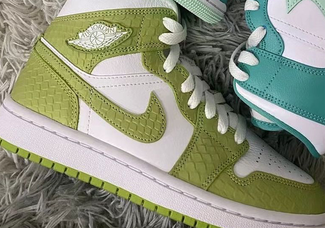 This Air Jordan 1 Mid Sits Somewhere Along The Reptile Family Tree