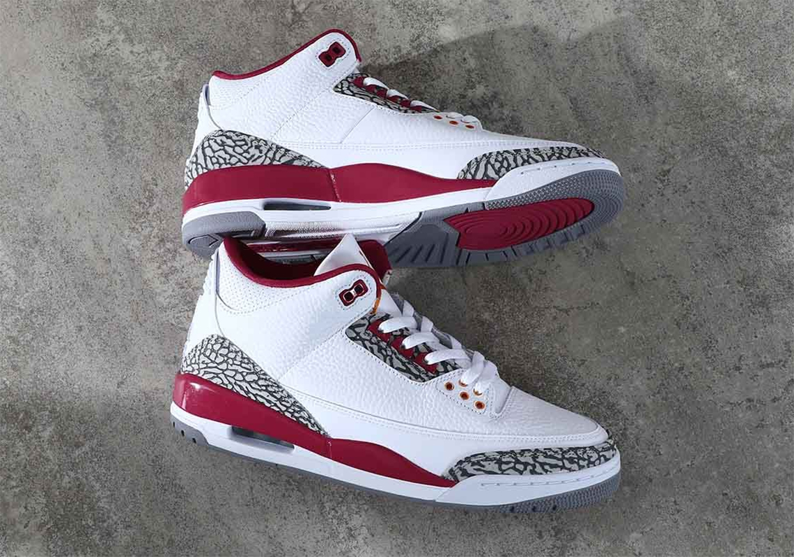 Air Jordan men's nike air jordan iii shoes 3 "Cardinal" Store List CT8532-126 | SneakerNews.com