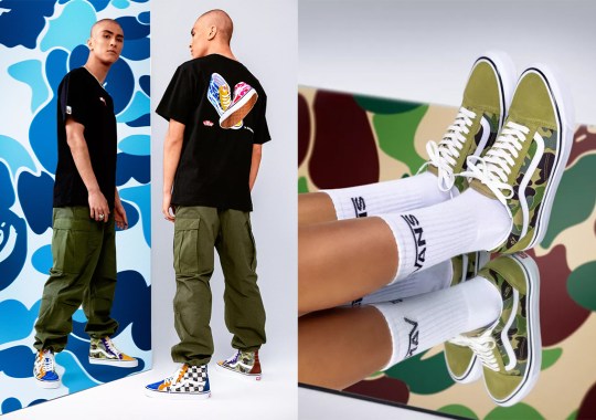 The Second BAPE x Vans Collection Arrives On February 26th