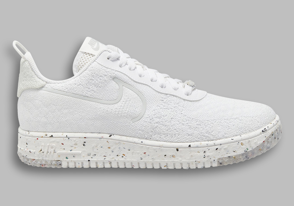 Nike Air Force 1 Flyknit Crater White Dm0590 100 1