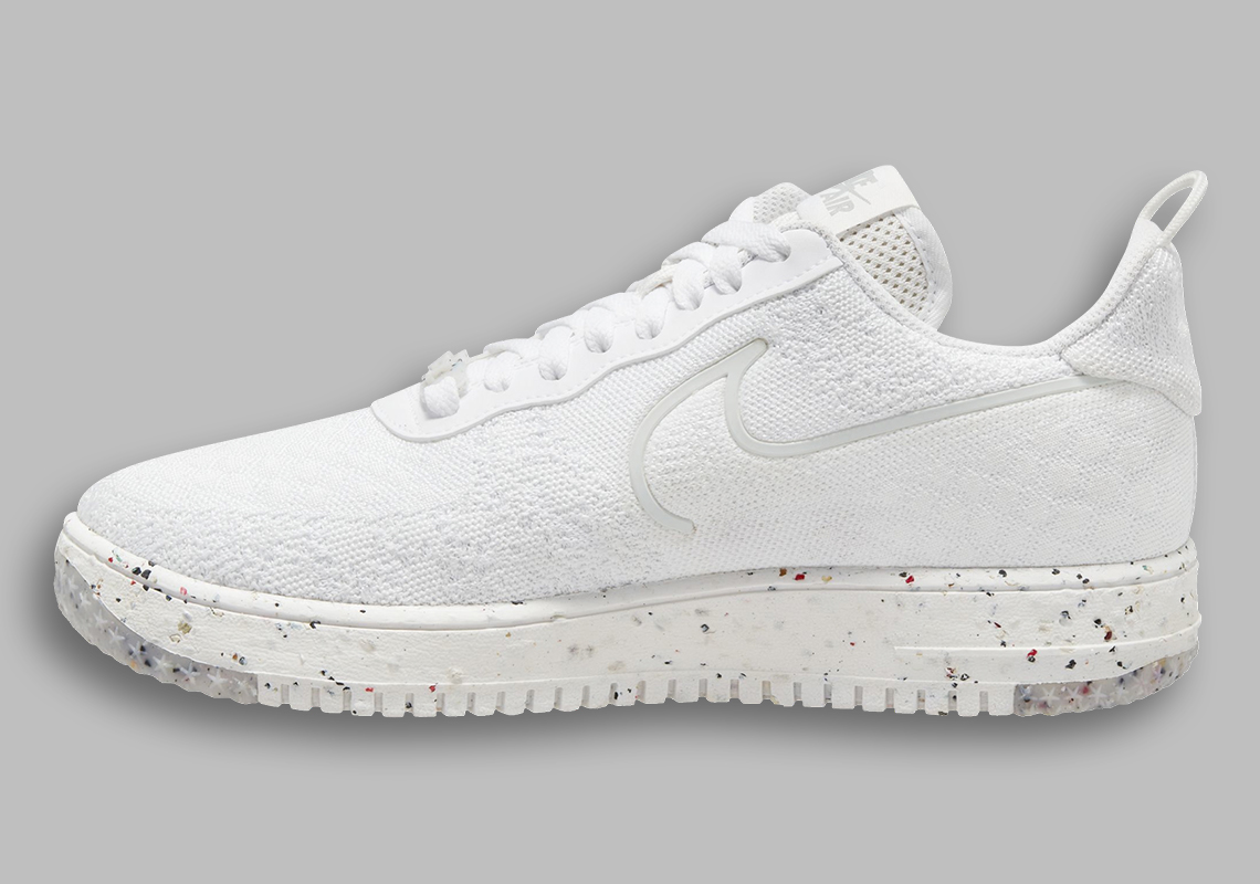Nike Air Force 1 Flyknit Crater White Dm0590 100 2