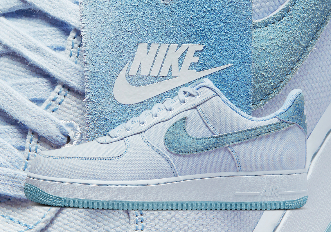 Canvas And Suede Build Out This Dip Dyed Nike Air Force 1