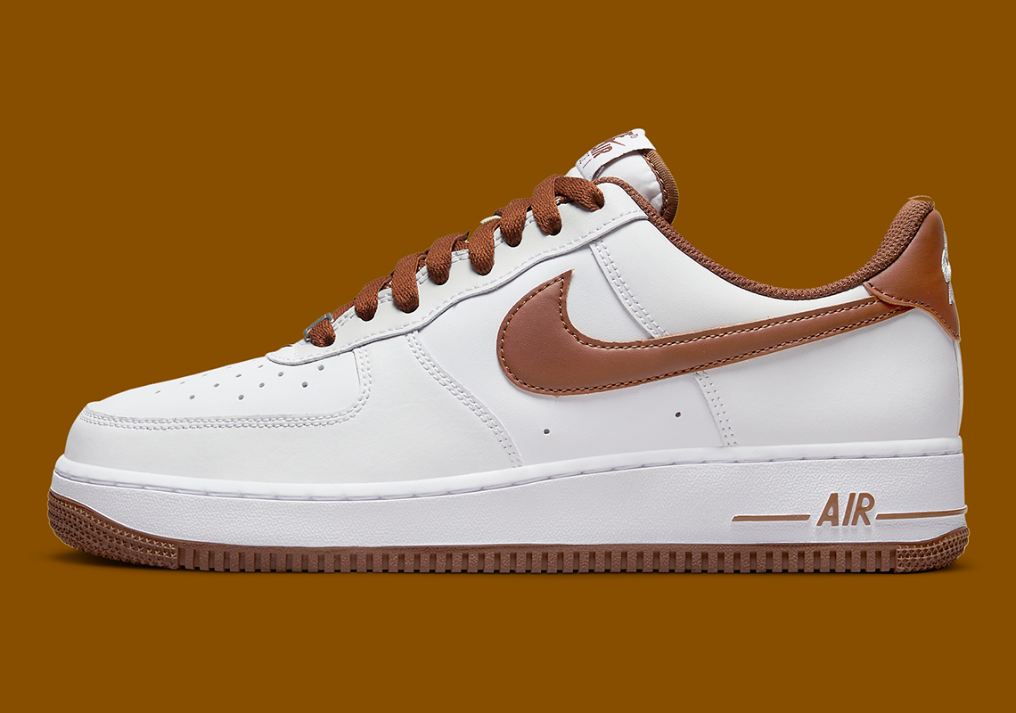 Nike Air Force 1 Low - Brown - White 