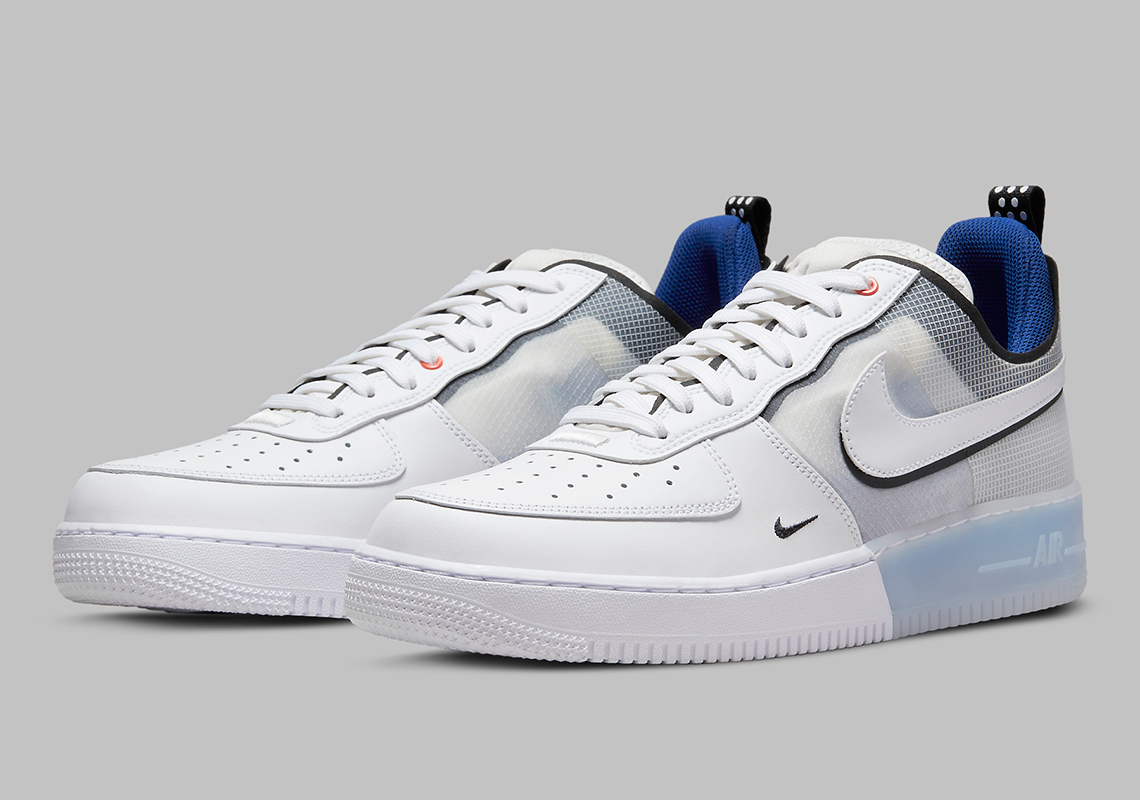 Nike Air Force 1 React White Light Photo Blue DH7615-101