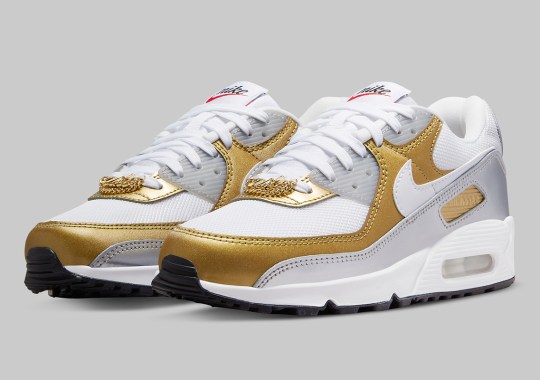 Nike Pairs Up The Gold/Silver Dunks With A Matching Air Max 90