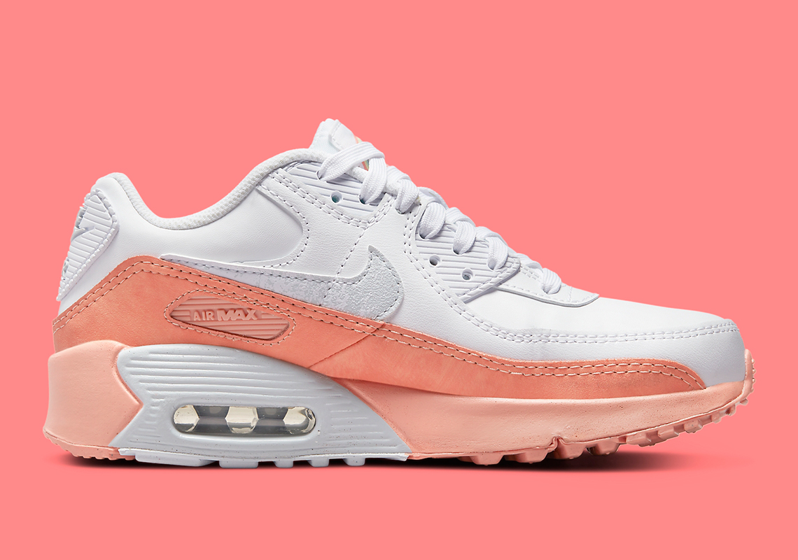 Nike Air 90 GS "Rainbow Salmon" DM0956-100 | SneakerNews.com