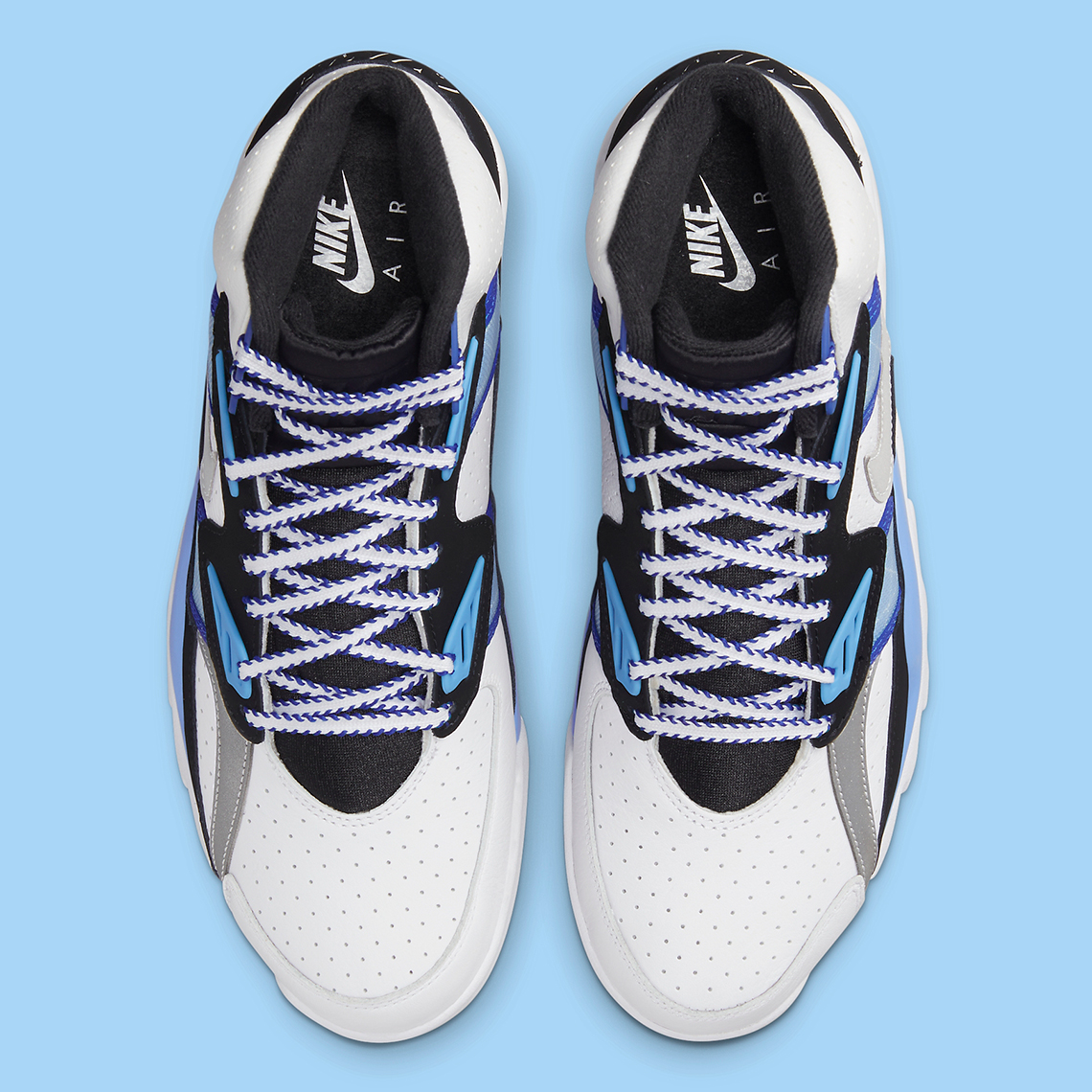 Nike Air Trainer Sc High Royals - White / Silver / Blue / Black – Kith