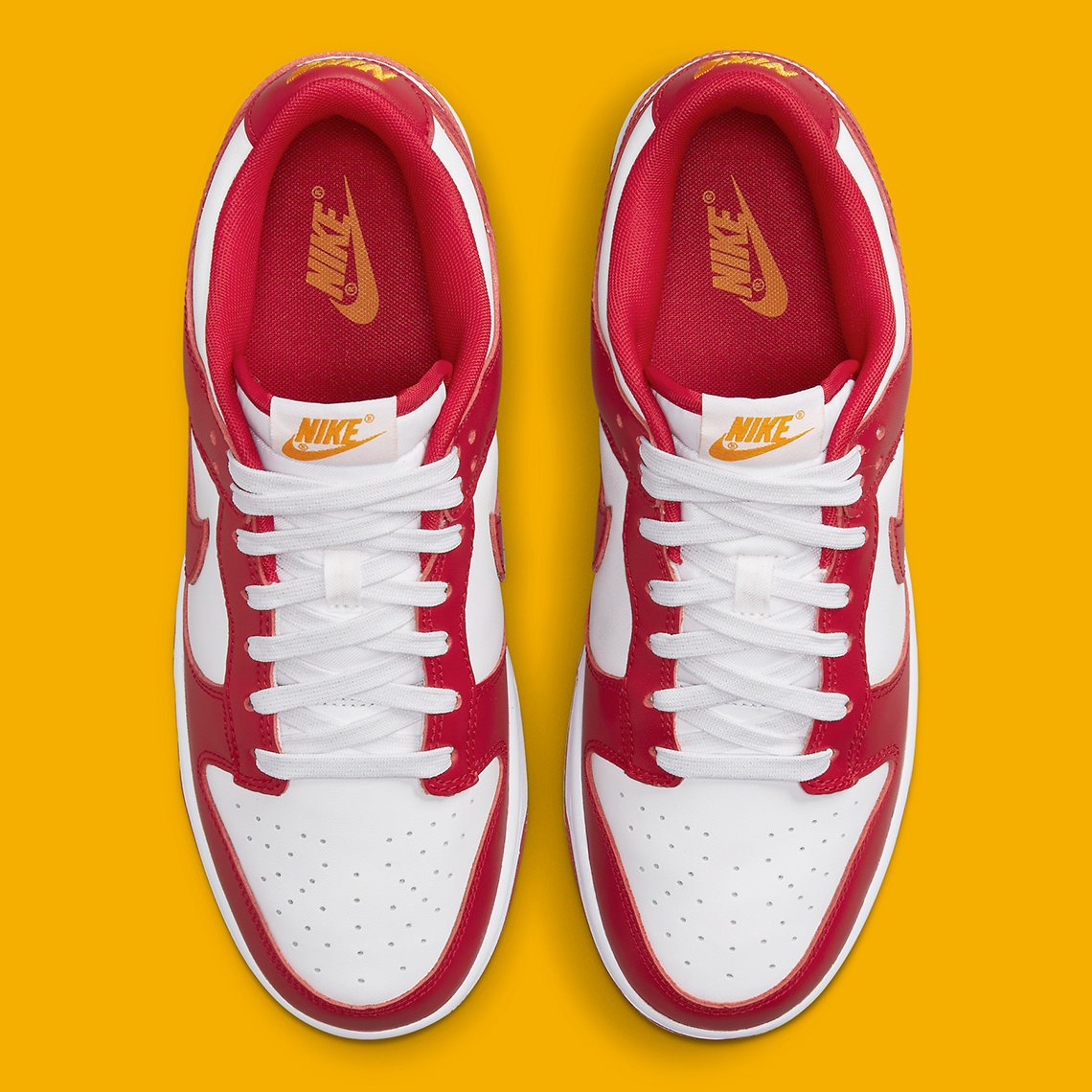 Nike Dunk Low Red White Yellow Dd1391 602 1