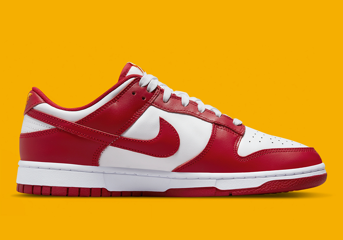 Nike Dunk Low Red White Yellow Dd1391 602 3