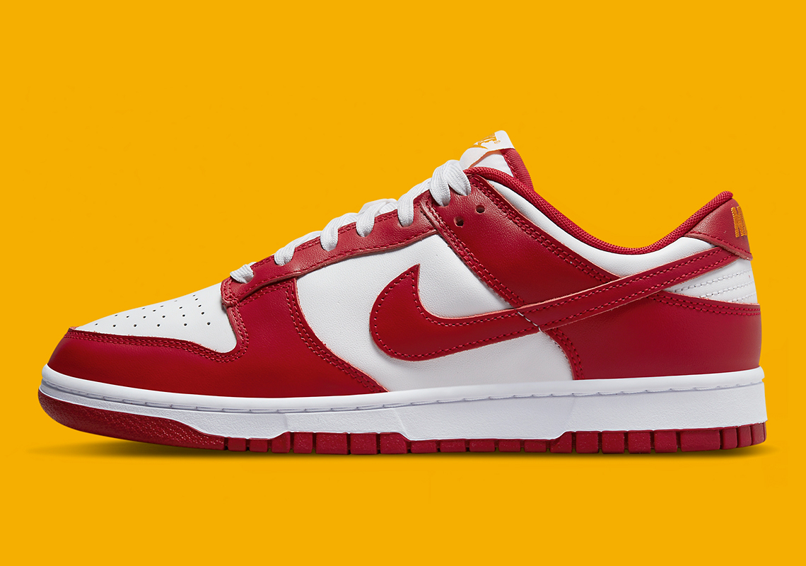 Nike Dunk Low Red White Yellow Dd1391 602 8