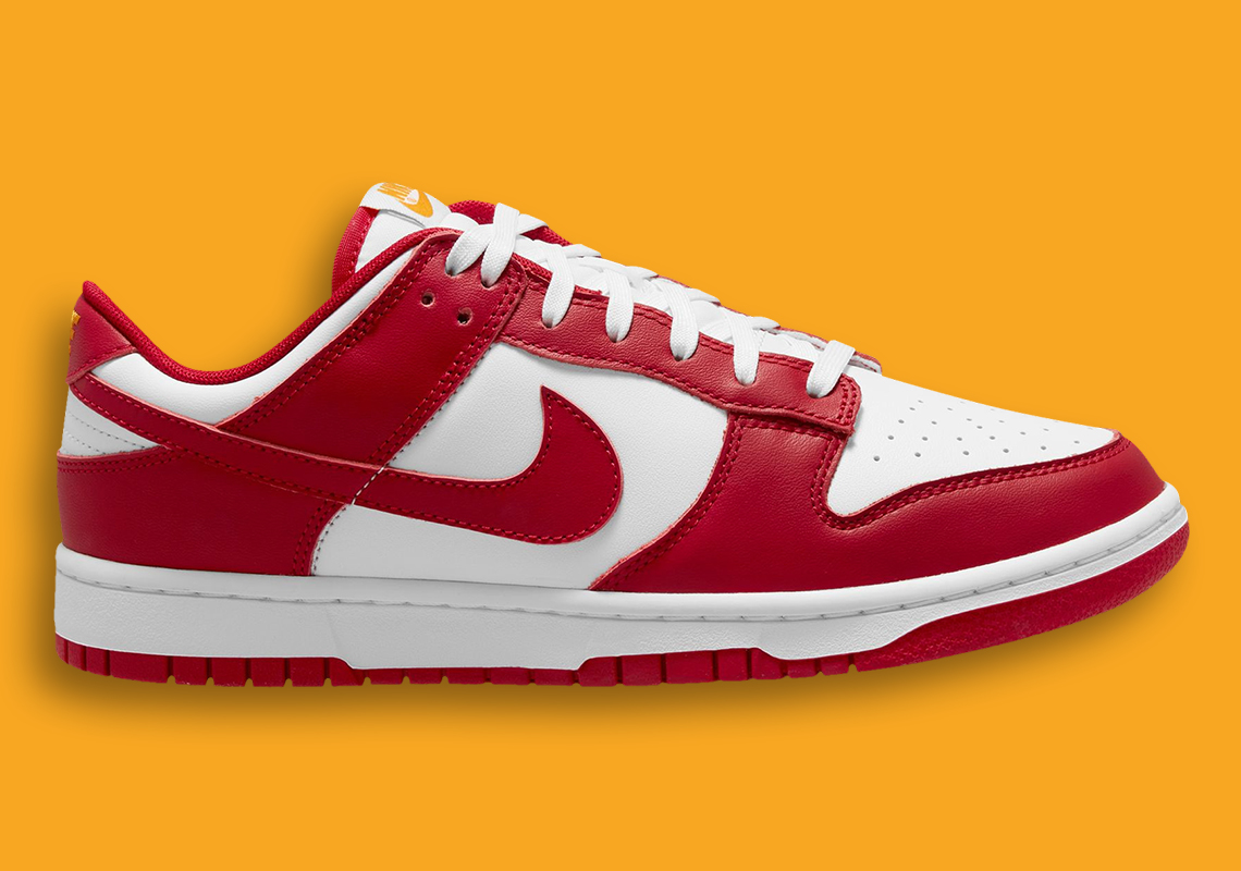 Nike Dunk Low White Red Yellow DD1391-602 | SneakerNews.com